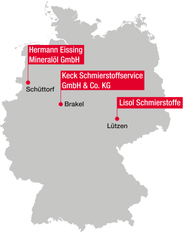 Deutschlandkarte mit Händlern
