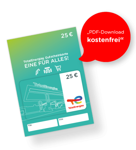 TotalEnergies Gutscheinkarte Webshop PDF Download